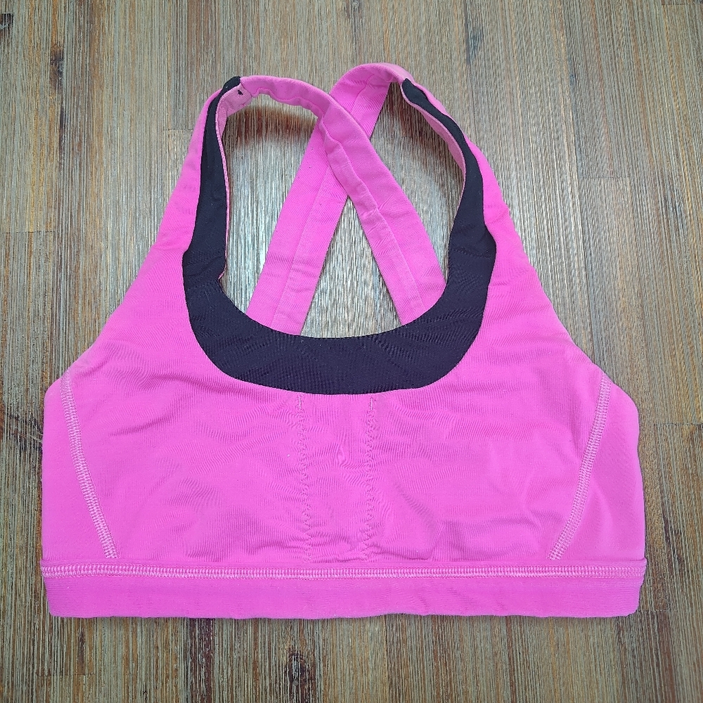Lululemon Run Stuff Your Bra Crossback Straps Workout Women’s Sports Bra No Size